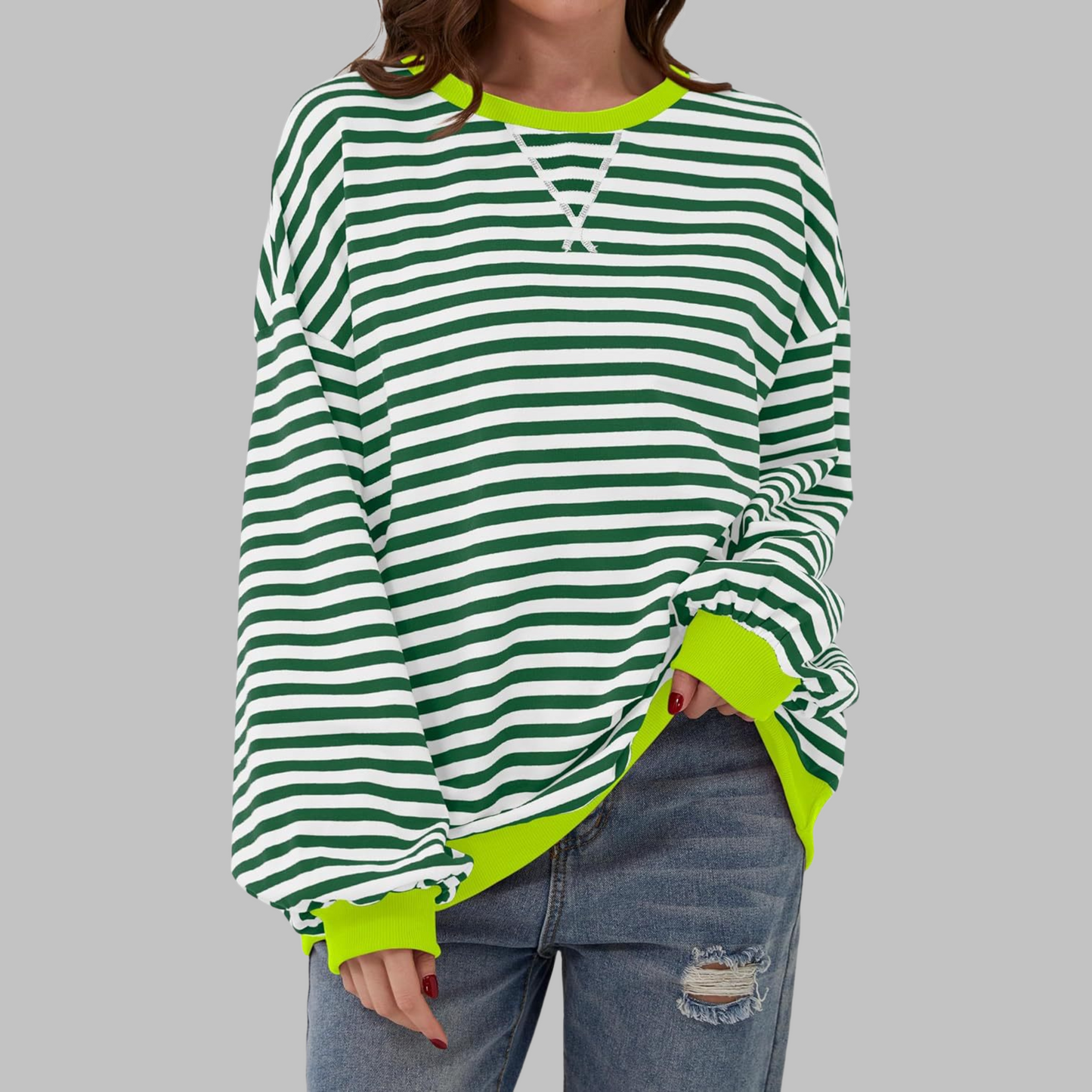 Holly | Pull Rayé