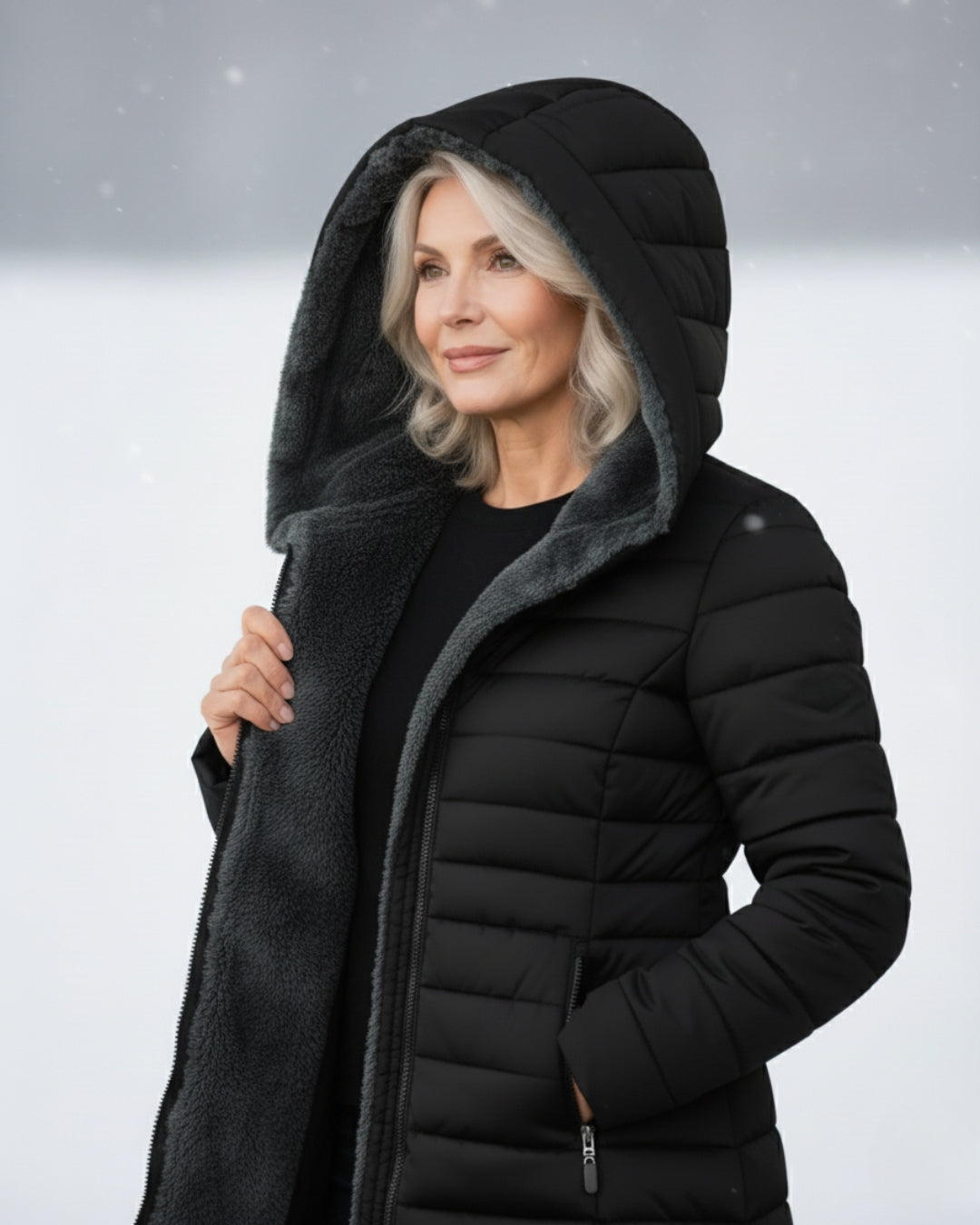 Clair | Manteau Puffer Doublé en Fleece