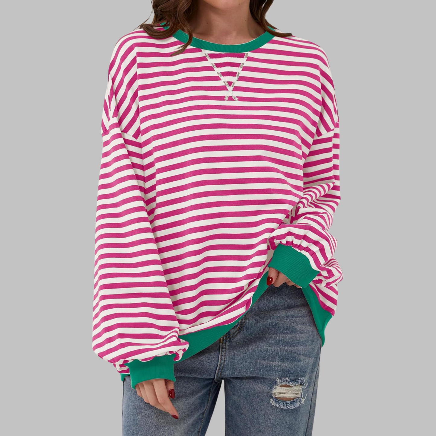 Holly | Pull Rayé