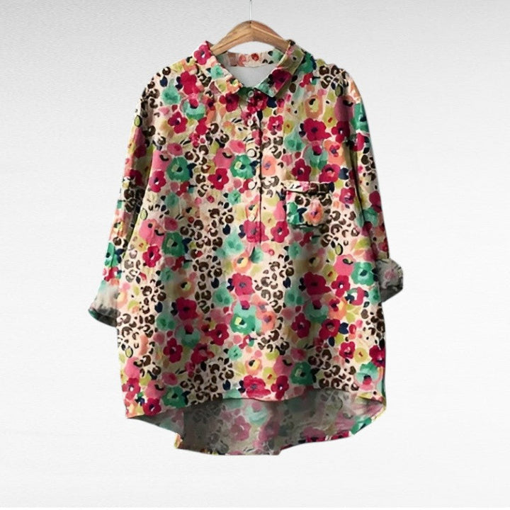 Noémie | Élégante Blouse d'Été en Lin