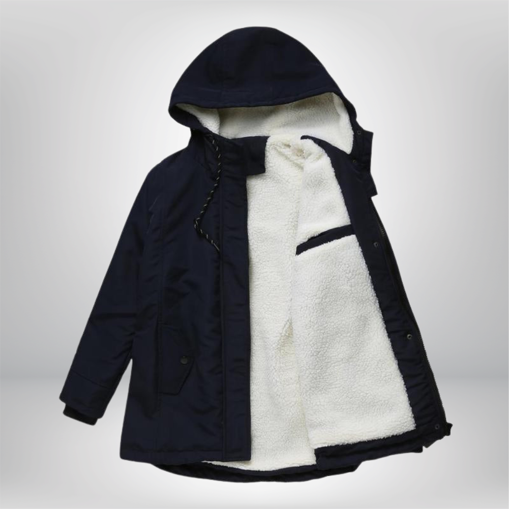 Colette | Manteau d'hiver matelassé et douillet avec capuche