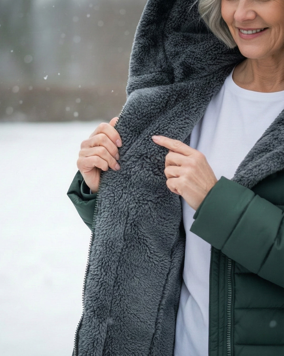 Clair | Manteau Puffer Doublé en Fleece