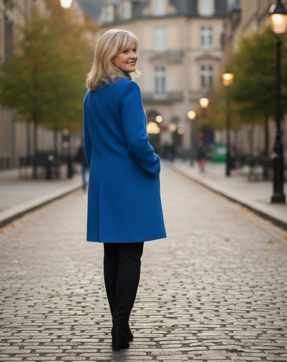 Céleste | Manteau en Laine Classique pour Tous les Jours
