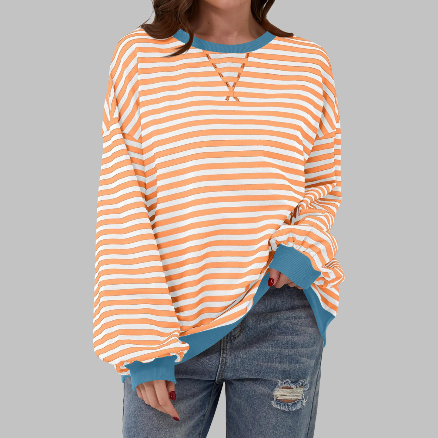 Holly | Pull Rayé