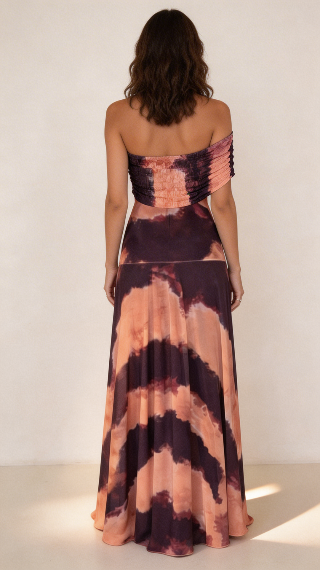 Soleil | Robe maxi tie dye