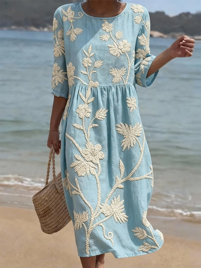 Eleonora™ | Robe Vintage Brodée