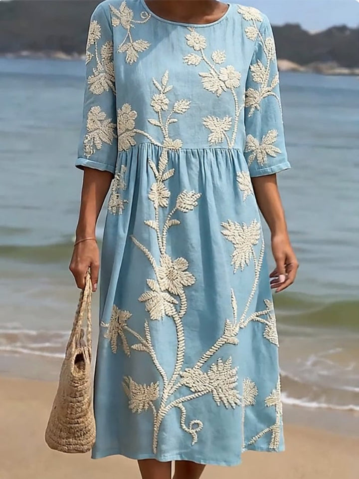 Eleonora™ | Robe Vintage Brodée