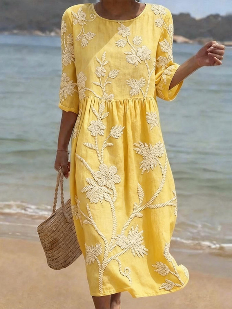 Eleonora™ | Robe Vintage Brodée