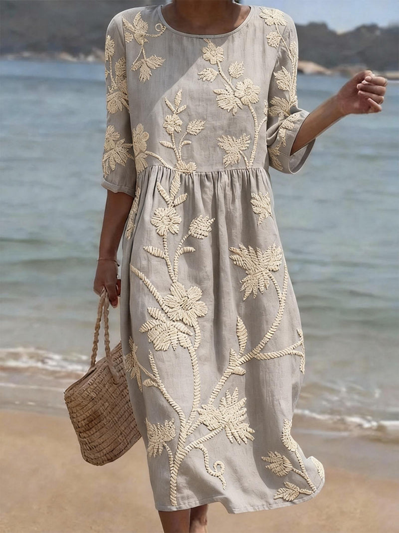 Eleonora™ | Robe Vintage Brodée