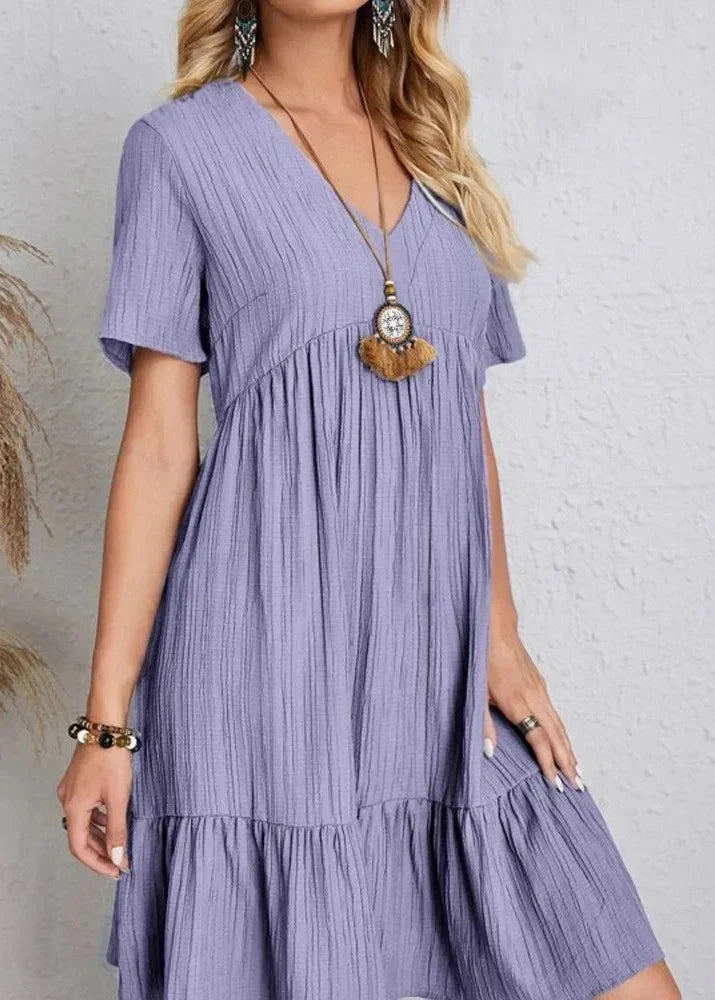 Enora - Robe élégante flatteuse pour le ventre