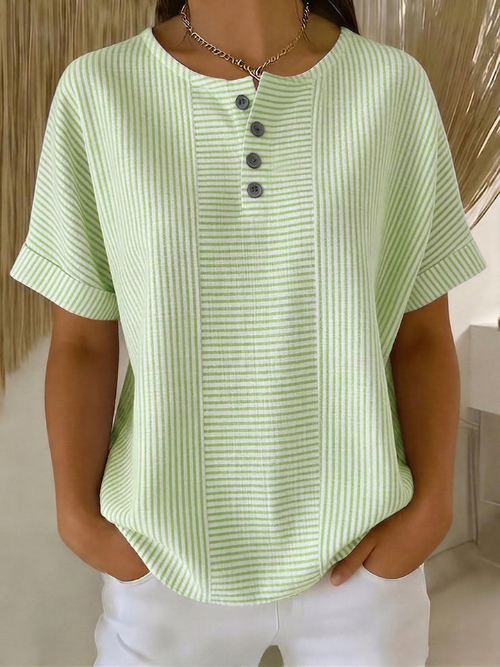 Belle | Blouse Rayée Décontractée
