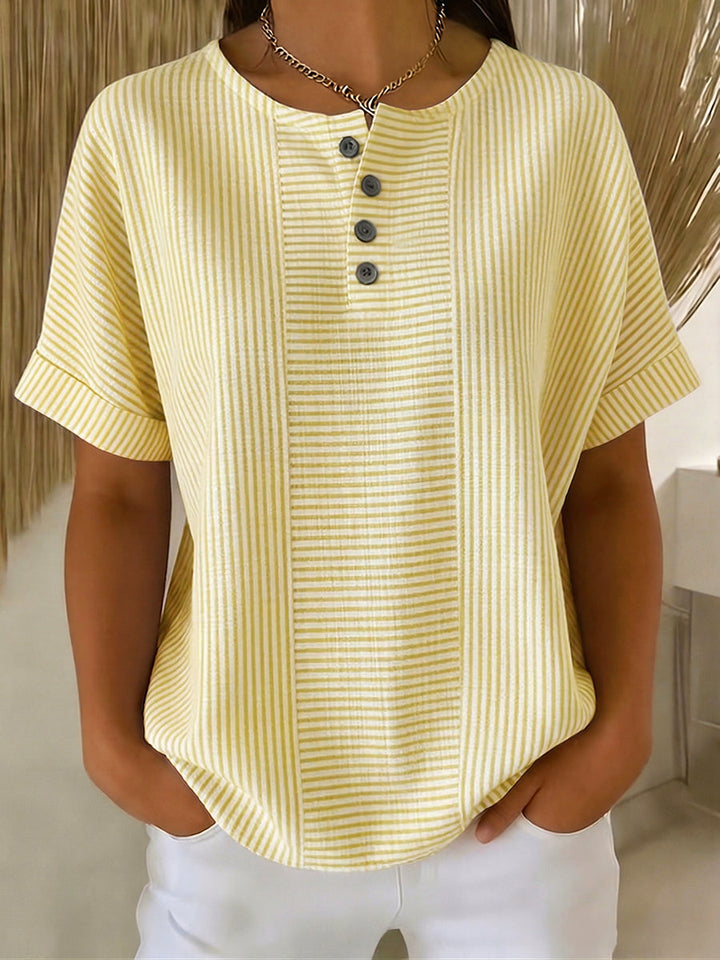 Belle | Blouse Rayée Décontractée