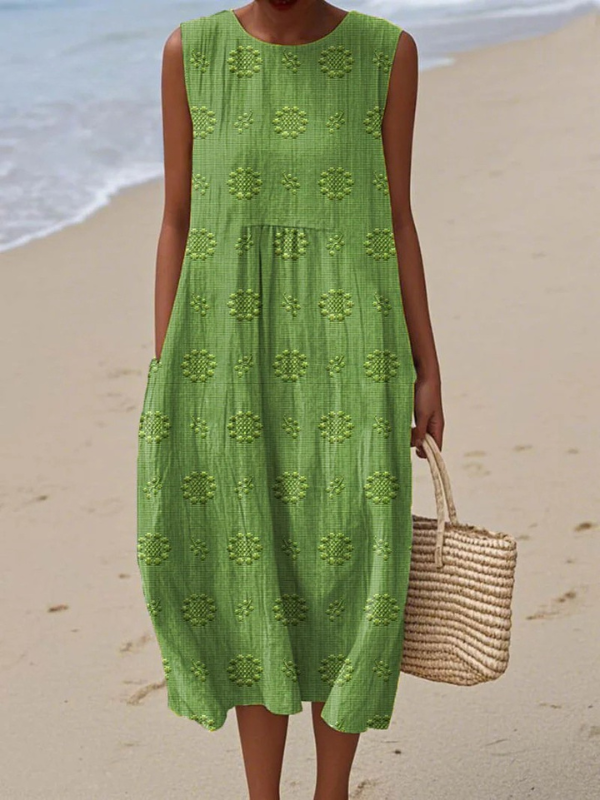 Sara | Robe Midi Fantaisie