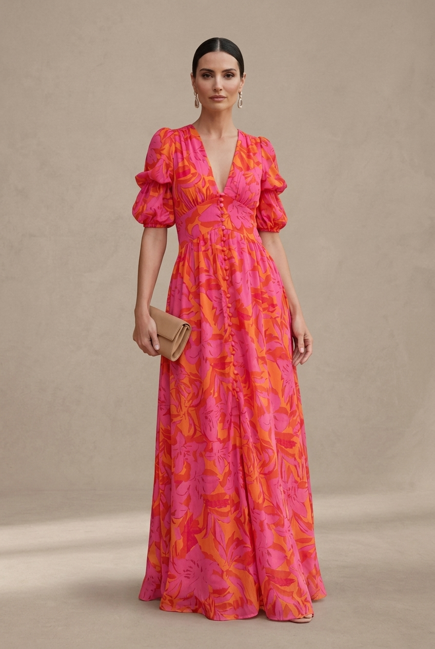Soleil | Robe maxi tie dye