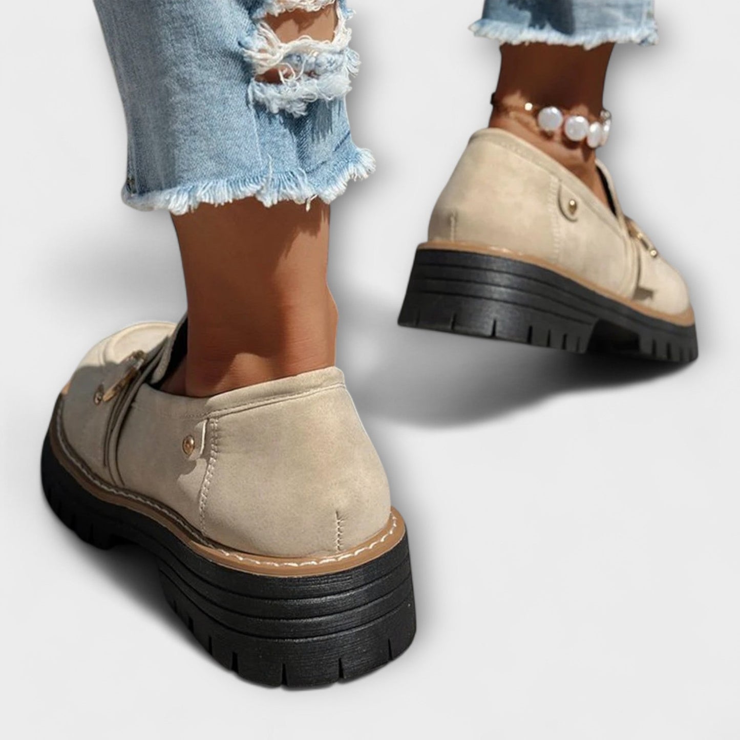 Lora™ | Mocassins Casual à Bout Rond