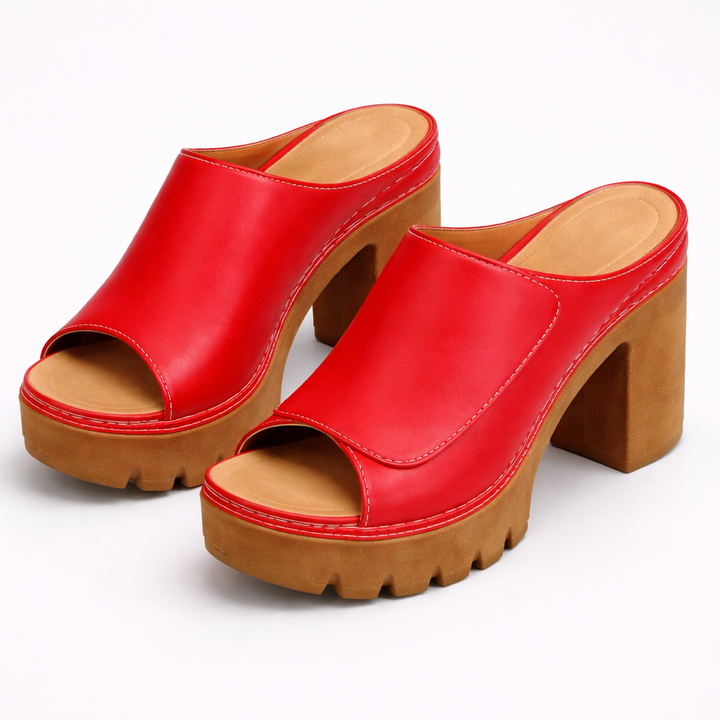 Mizella | Sandales Plateforme Élégantes à Talon Épais
