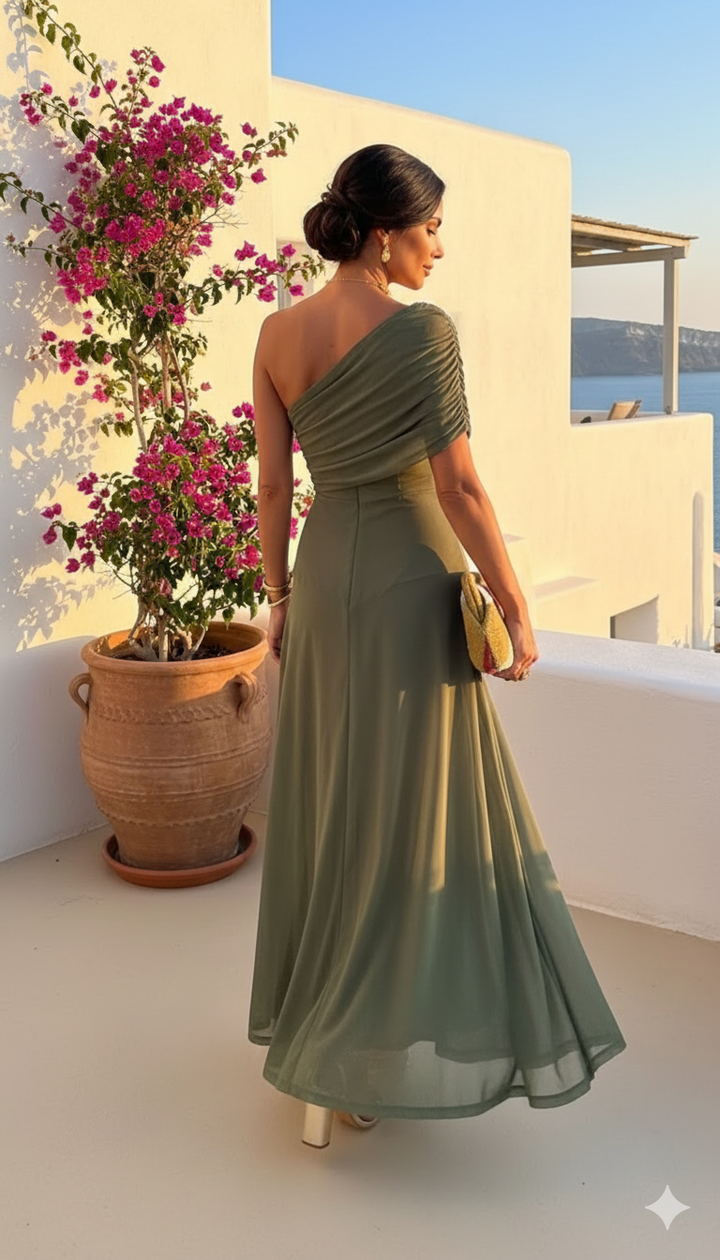 Uma | Robe fluide large avec un design élégant