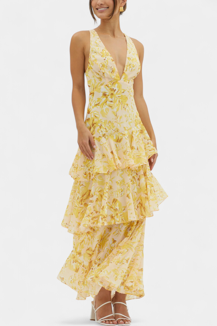 Domenica | Robe en georgette V