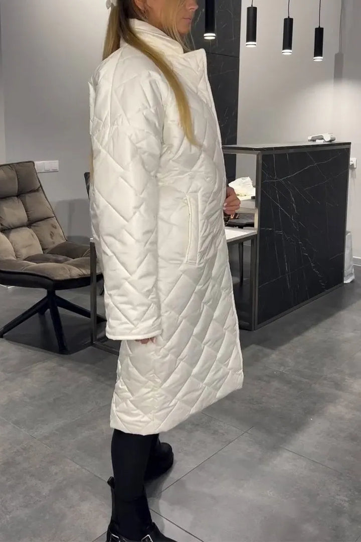 Clémence – Manteau réversible avec doublure léopard